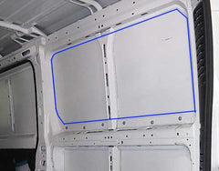Ram ProMaster Van cut line for Van Windows