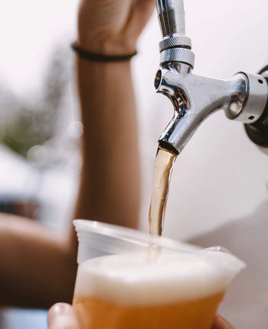 The perfect pour starts with the right angle and delicious beer.