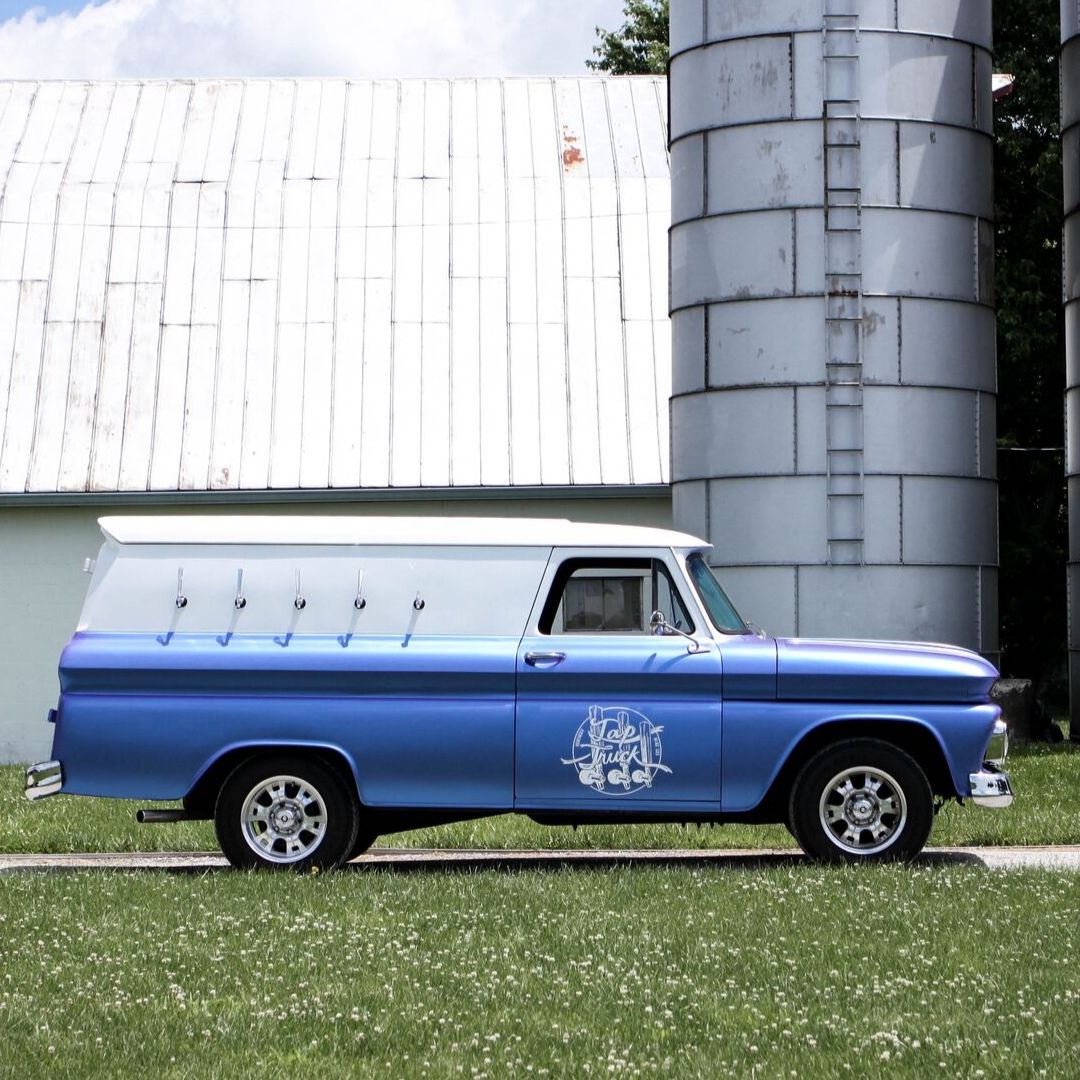 Tap Truck Kentucky's beautiful white truck