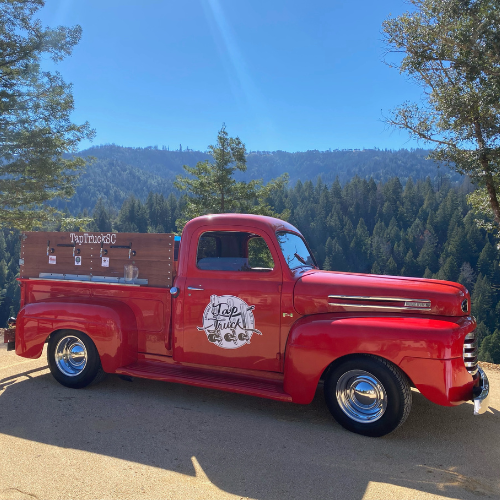 Servicing the Santa Clara County, our unique vintage red mobile bar with 4 flowing taps is the the perfect addition to your event.