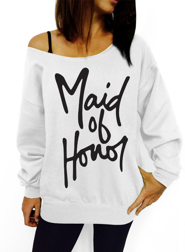 maid of honor sweatshirt