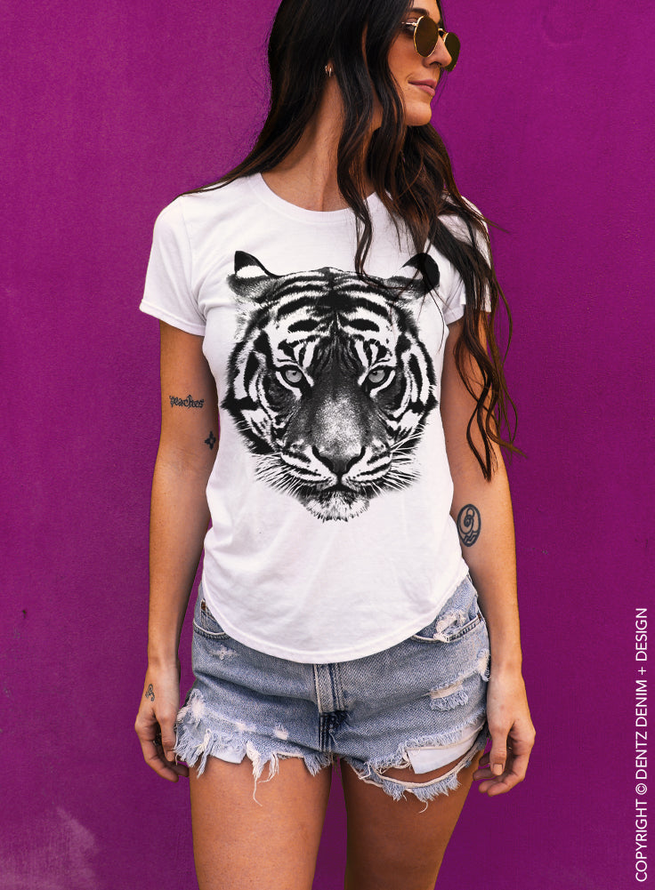 tiger tee shirt womens