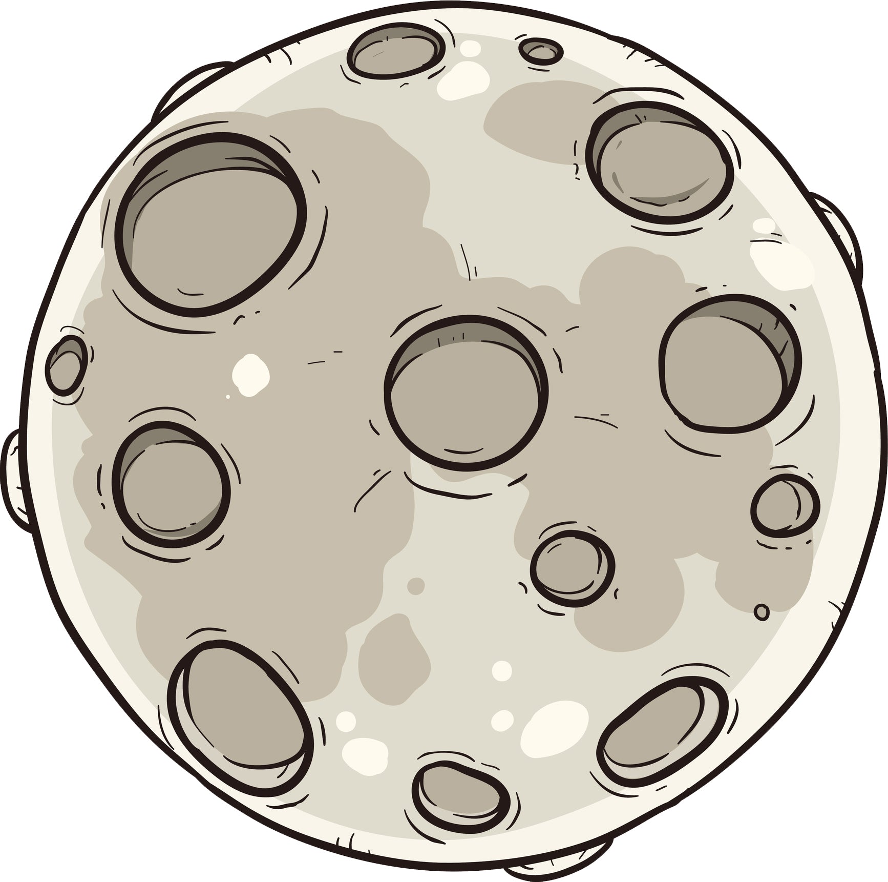Что такое кратеры на Луне для детей