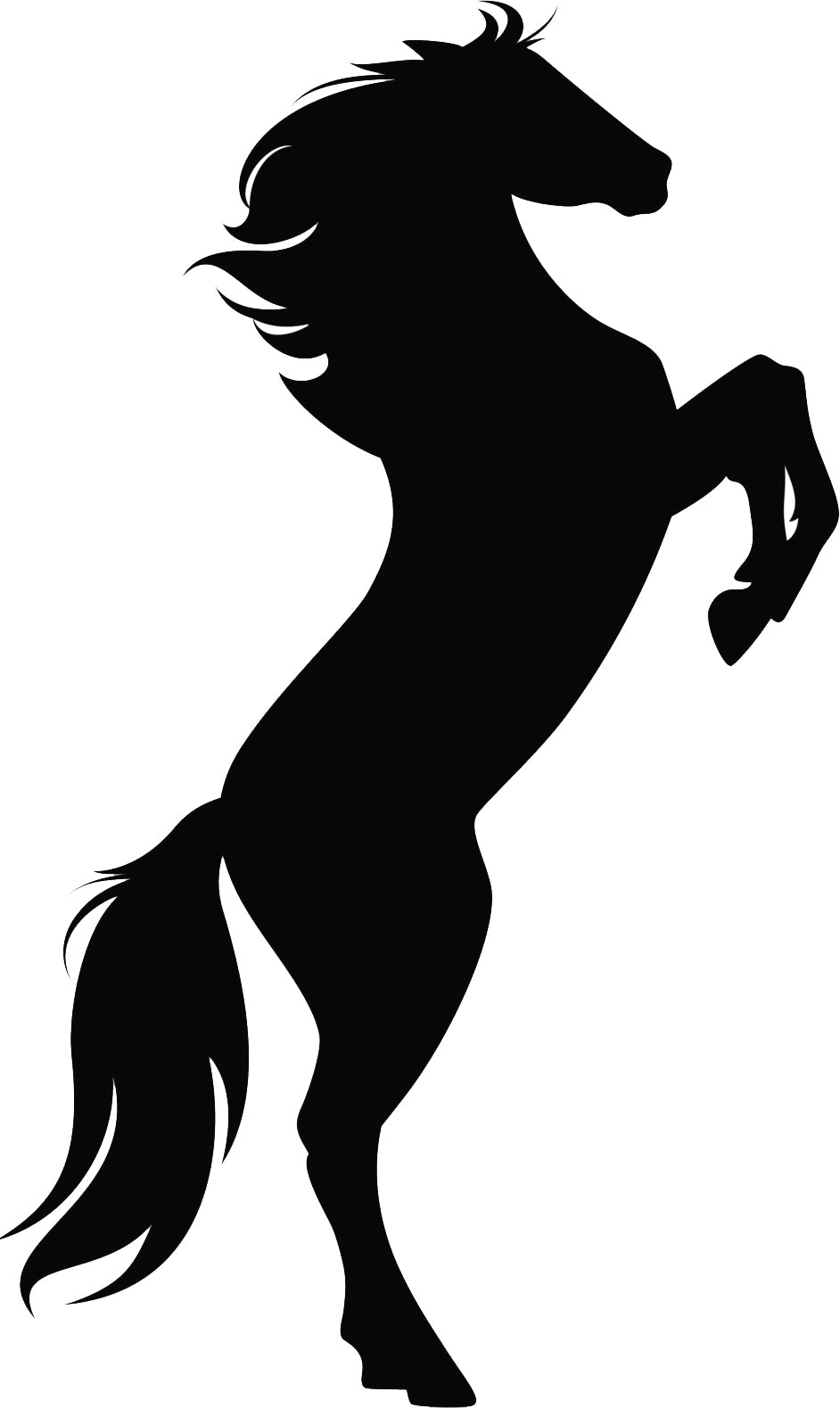 Majestic Stallion Thoroughbred Horse Silhouette 1 Vinyl Decal Sticker Shinobi Stickers
