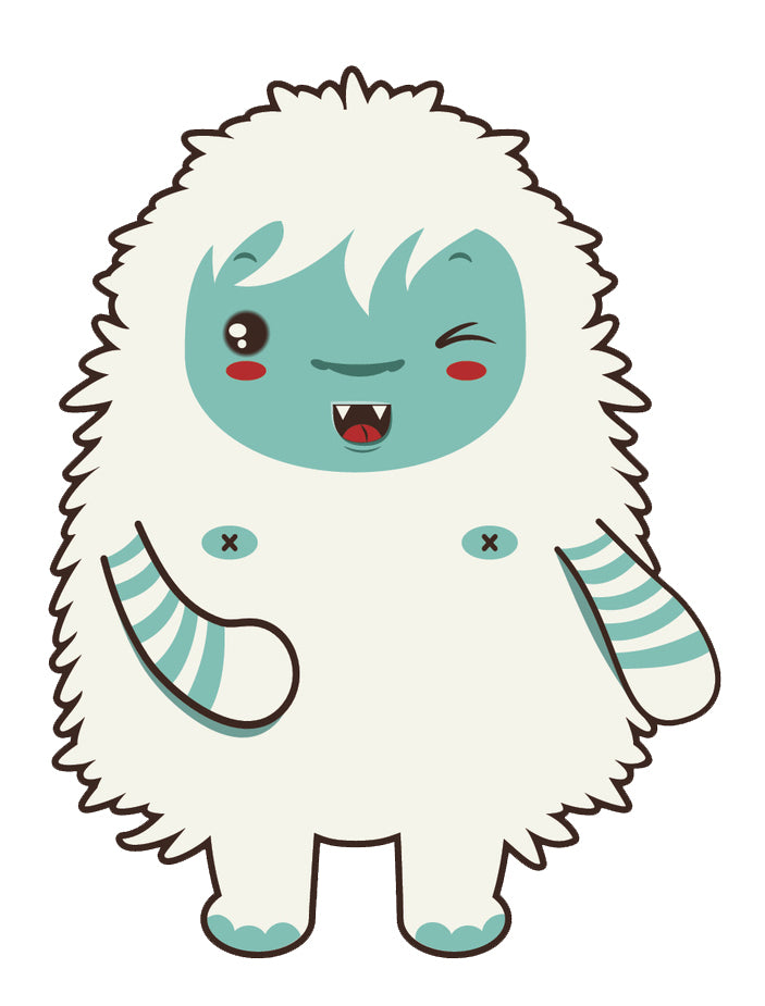 Silly Tribal Furry Lamb Sheep Cartoon (5) Vinyl Decal Sticker – Shinobi ...