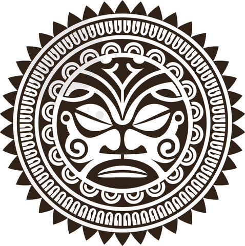 Aztec Vinyl Decal Sticker for Sign, Welcome Aztec Half Round Decal