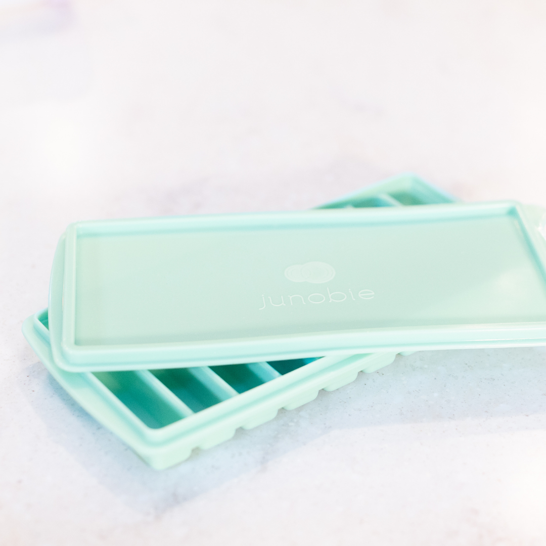 Image of Junobie Reusable Silicone Milk Cube Tray - 2 PACK