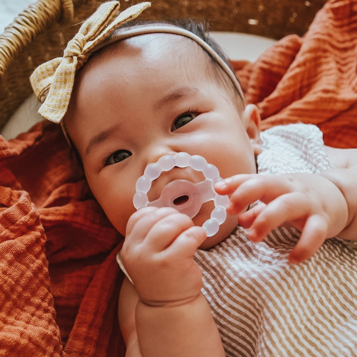 Image of The BUBIE Orthodontic Pacifier + Teether Ring