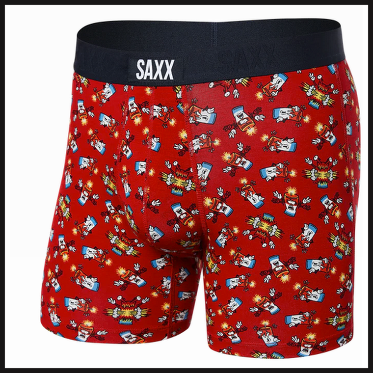 SAXX Vibe Beer Can Boxer Briefs, Underwear