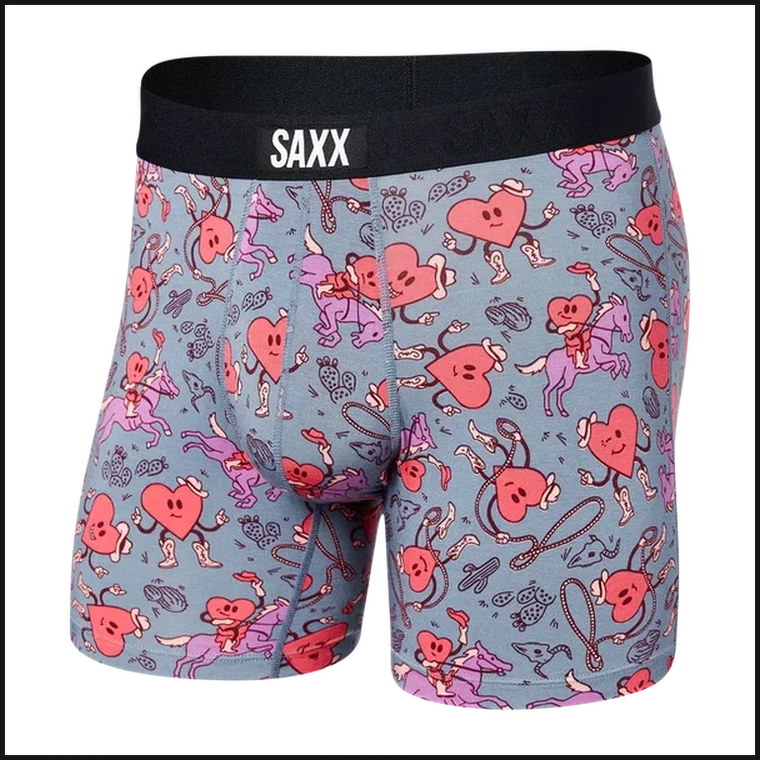 Saxx Men's Underwear – Vibe Men's Underwear – Boxer Briefs with Built-in  Ballpark Pouch Support, Pink Flame Job, X-Large : : Clothing,  Shoes & Accessories