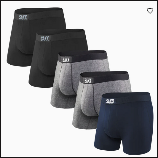 Saxx Vibe Super Soft Boxer Brief Men's Underwear, Anchor Teal, XX-Large