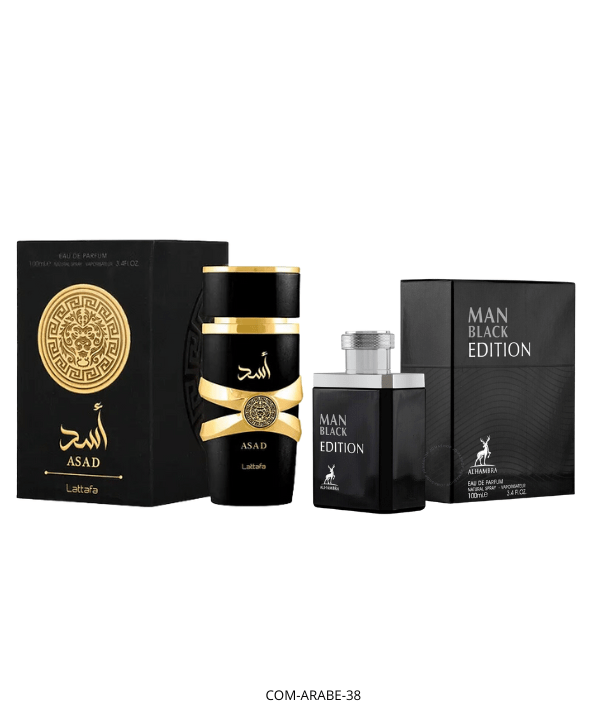 Combo Árabe 3 Piezas Hombre (Rasasi Hawas 100ml+ 2 Galaxy Perfume Spra