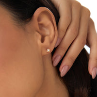14k Northstar Diamond Studs