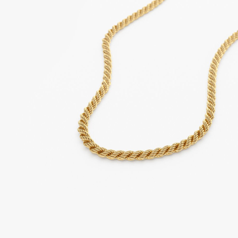 14k Gold 2.25MM Rope Chain