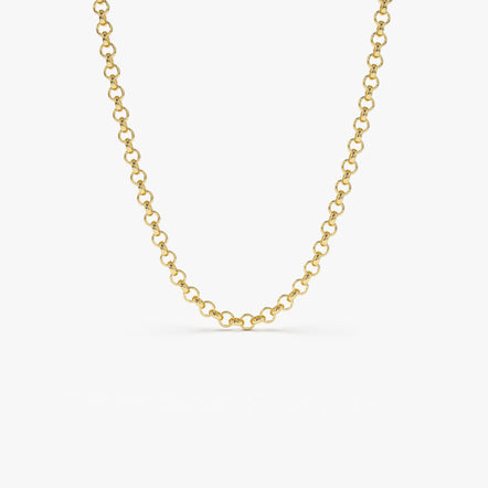 14k Gold 2.25MM Rope Chain – FERKOS FJ