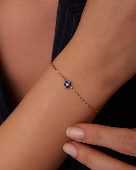 Evil Eye Beaded Bracelet — Blue Lotus