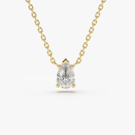 Marquis Diamond Necklace | 18K Gold - Melt Jewellery