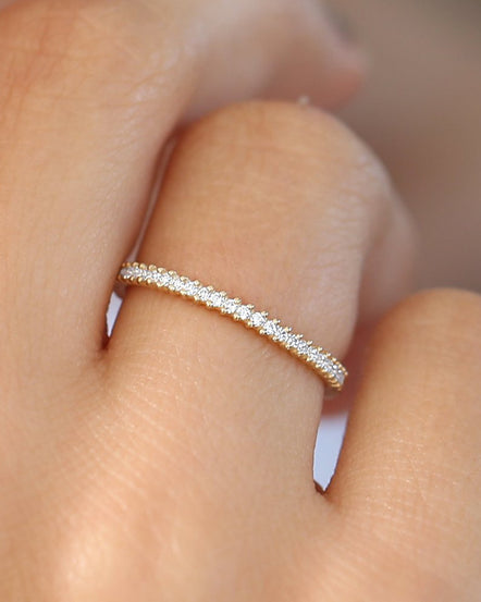 14k Gold 3mm Full Round Wedding Band