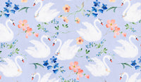  | Floral Swans