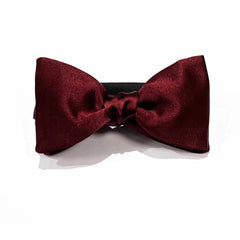 Church's Maroon Satin Bow Tie (Self /Ready) - Butterfly