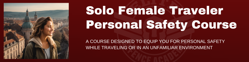 self defense for solo female travelers