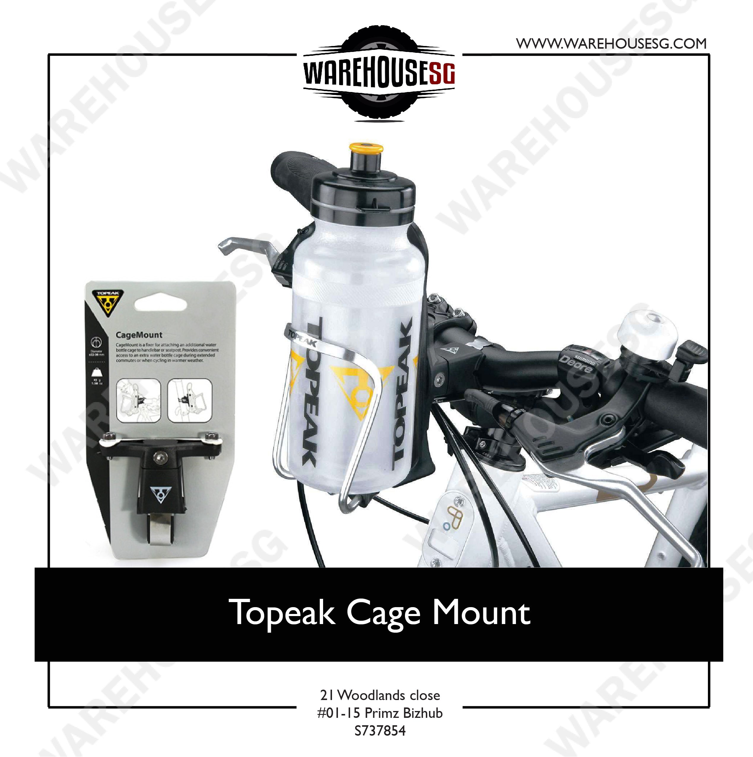 topeak bottle cage mount