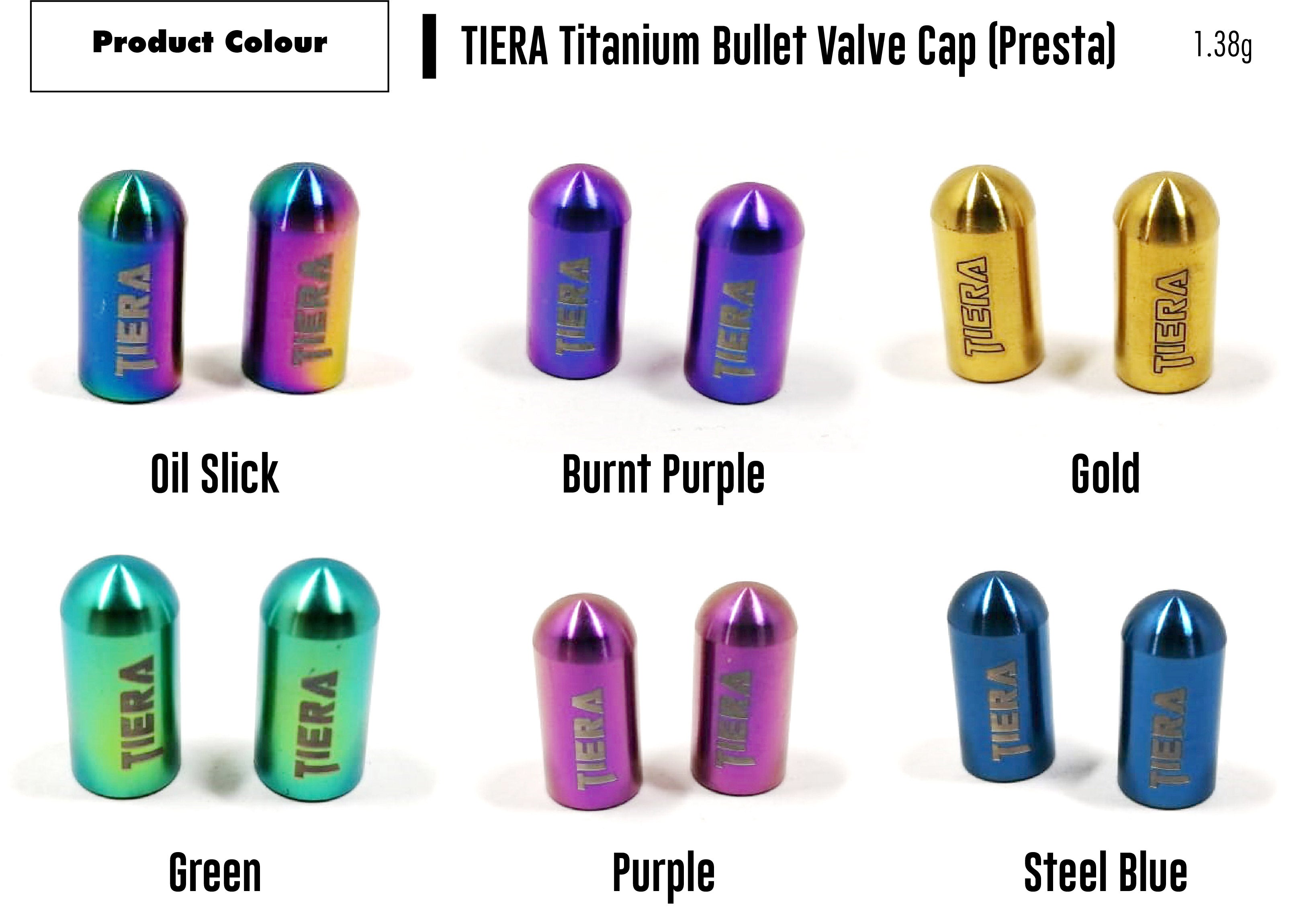 oil slick presta valve caps