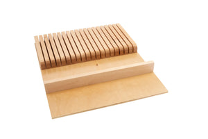 Rev-A-Shelf 4WKB Series Trimmable Wood Knife Block Insert - 4WKB-1 - Indian River Cabinet Supply