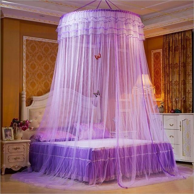 Design Hung Dome Mosquito Net Princess Insect Bed Canopy ...