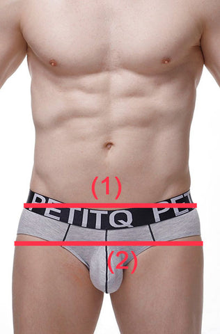 Guía de tallas de ropa interior de hombre PetitQ