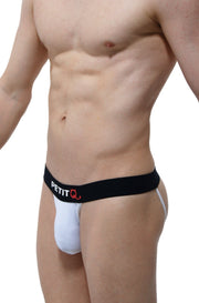 Jockstring PetitQ Nylon Blanc - PetitQ Underwear