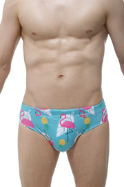 Slip de Bain Rembourré Pina Colada - PetitQ Underwear