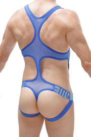 Oze Net Blauer Jockstring-Body