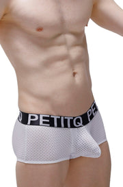 Boxer Double Poche Bee Blanc