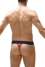 Roter String-Tanga von Saleon