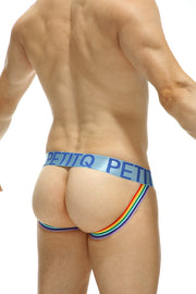 Jockstrap Bleu Net Rainbow