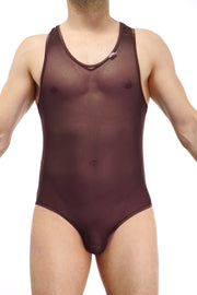 Schokoladennetz-Jockstrap-Bodysuit