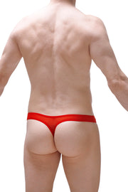 Tanga de red de cúpula roja