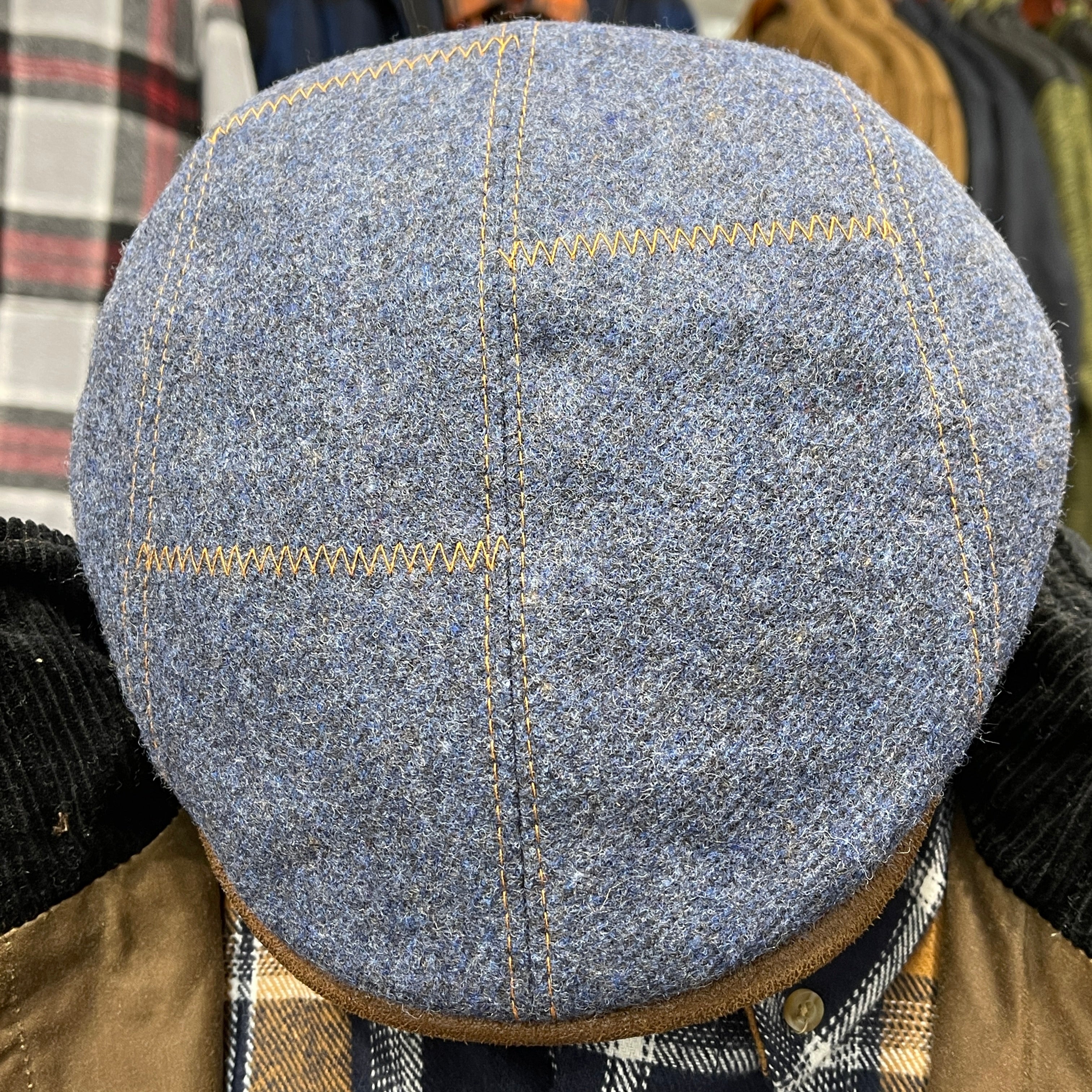 Flat Cap - Contrast - Blue