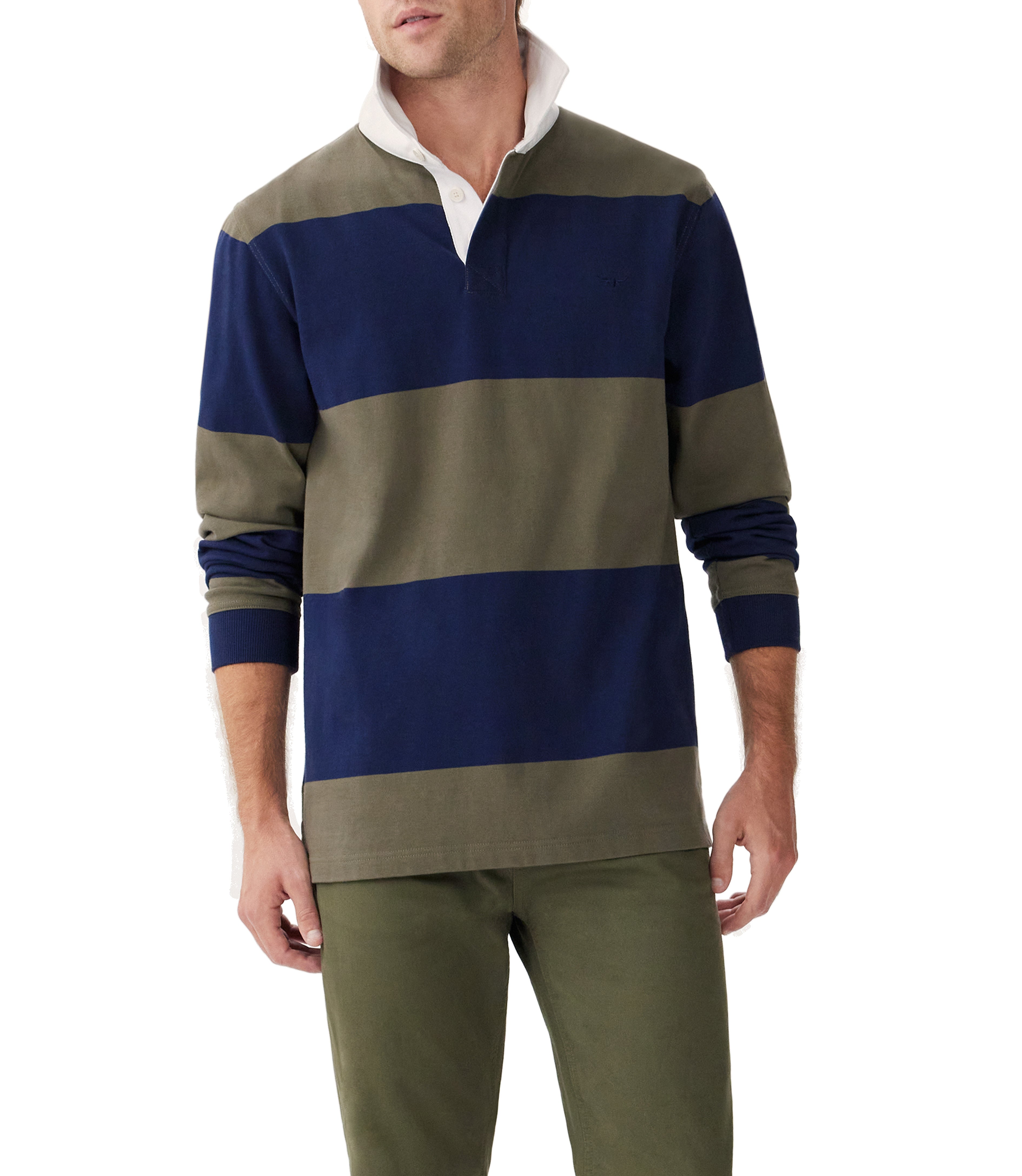 R.M.Williams - Tweedale Rubgy - Stripe - Green & Navy