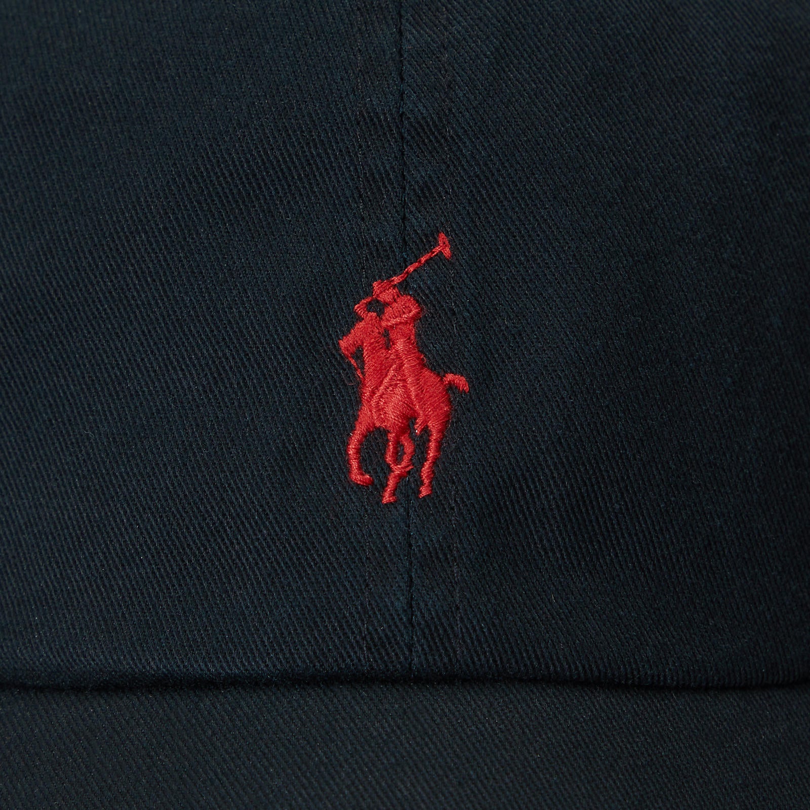 Polo Ralph Lauren - Chino Cap - Black with Red Pony