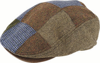 Wool Blend Patchwork Cap - Multi