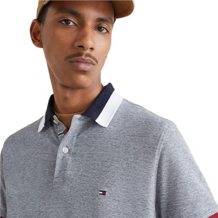 Tommy Hilfiger - Colour Block Polo - Dark Grey