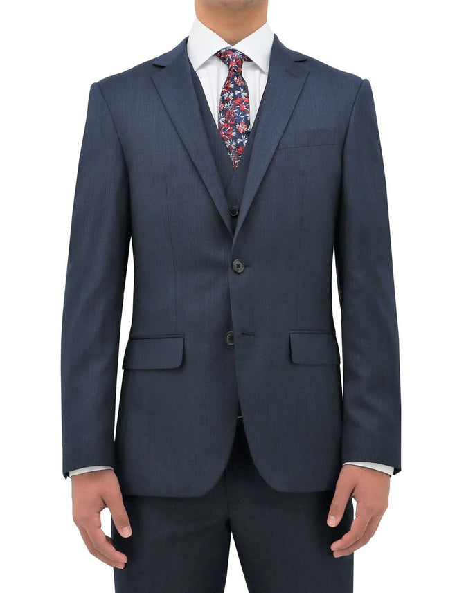 New England Wool Rich Suit, Wool Blend Suit