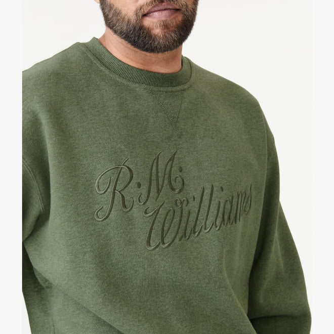 R M Williams R.M.W. Women's Script Crew Neck Sweater