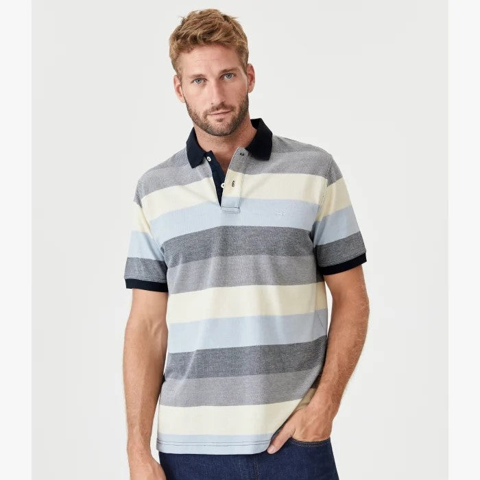 Rod Polo - Stripe - Blue Grey