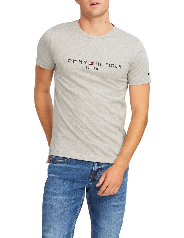 Tommy Hilfiger - Logo Tee - White | Black | Grey