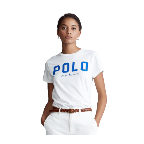 Logo Polo T-Shirt - White | Blowes Clothing
