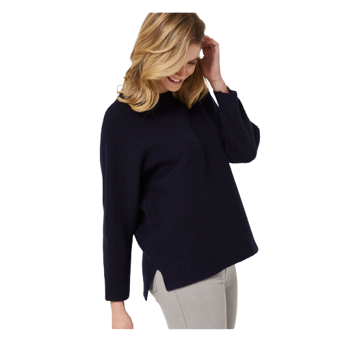 Whistler Boat Neck Sweater - Midnight Blue