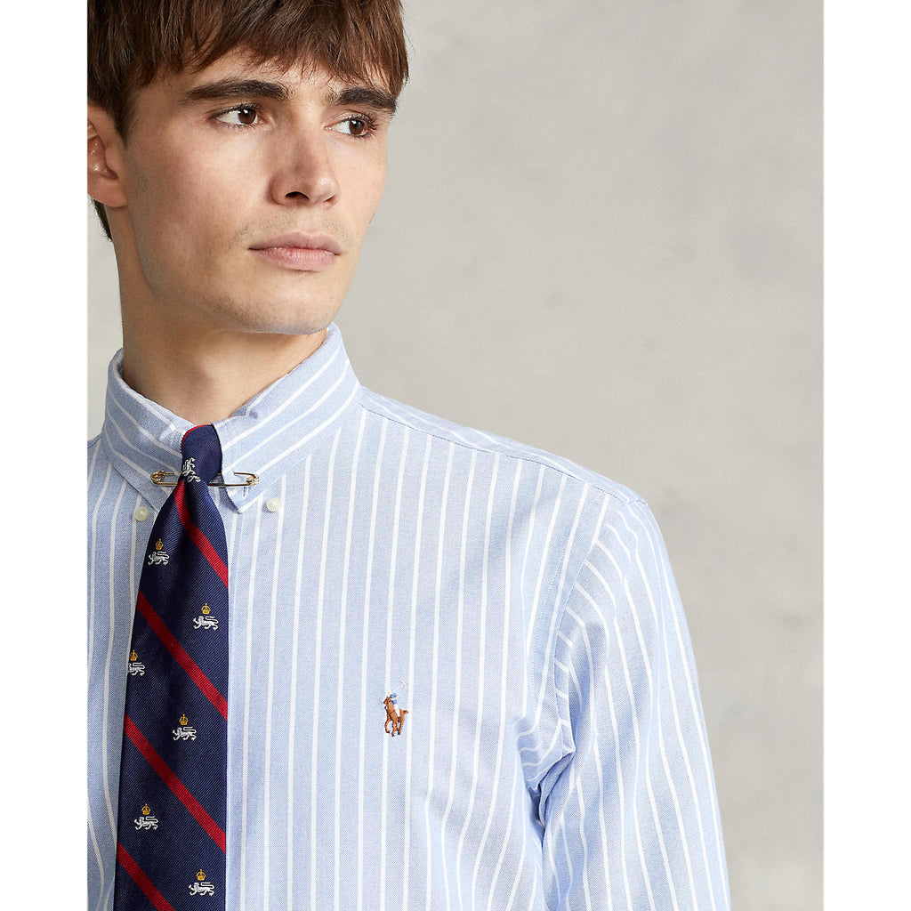 Men's Classic Fit Striped Oxford Shirt | Blowes Clothing
